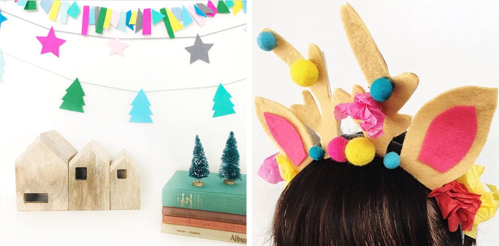 A festive roundup of creative Christmas crafts to keep your kids busy through out the whole holiday season!